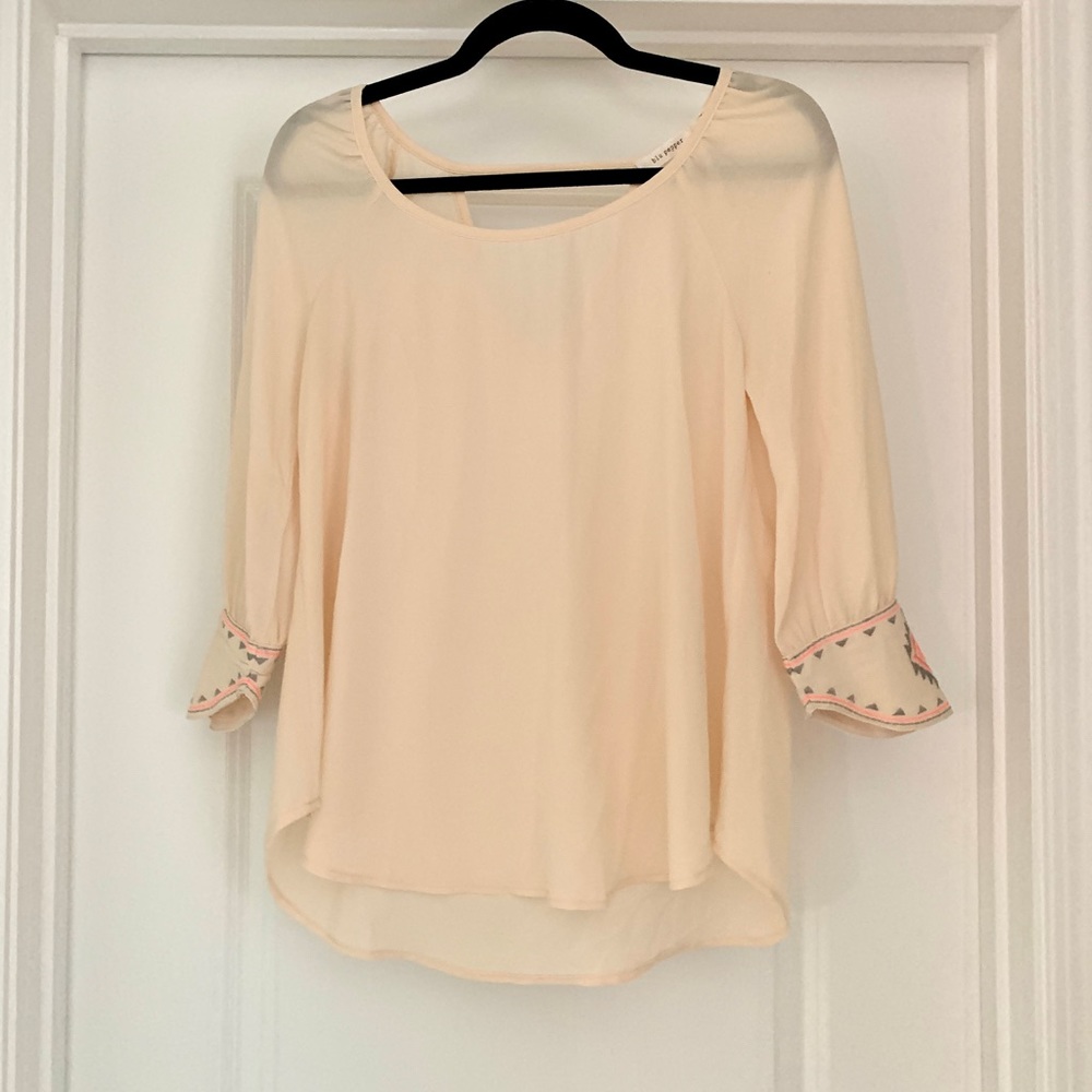 Blu pepper sheer top